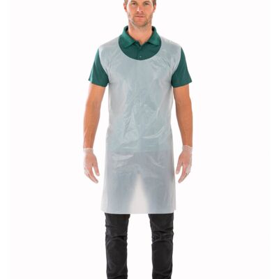 Result Essential Hygiene Disposable apron (pack of 100) RV11X Disposable apron (pack of 100) Thumbnail