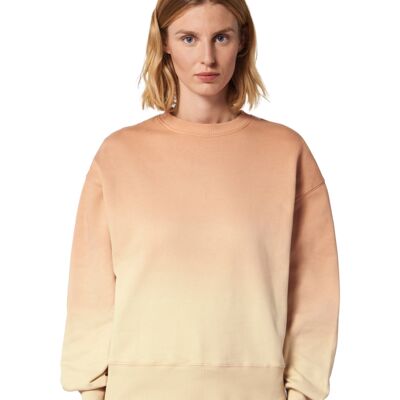 Radder Dip Dye oversized brushed crewneck (STSU859) Thumbnail