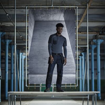 Deductive denim trousers Thumbnail