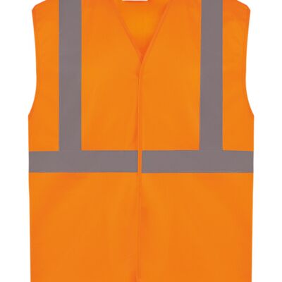 Yoko Hi-vis railway waistcoat class 2 (HVW118PE) YK103 Hi-vis railway waistcoat class 2 (HVW118PE) Thumbnail