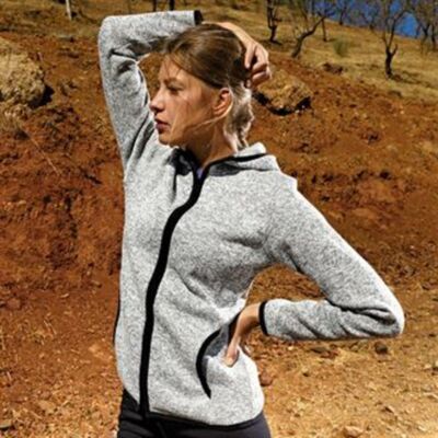TriDri® Women's TriDri® melange knit fleece jacket TR081 Women's TriDri® melange knit fleece jacket Thumbnail