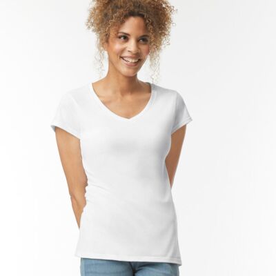 Gildan Softstyle™ women's v-neck t-shirt GD078 Softstyle™ women's v-neck t-shirt Thumbnail