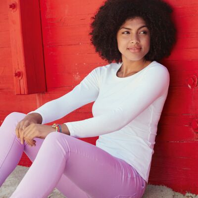 Fruit of the Loom Lady-fit crew neck long sleeve tee SS059 Lady-fit crew neck long sleeve tee Thumbnail