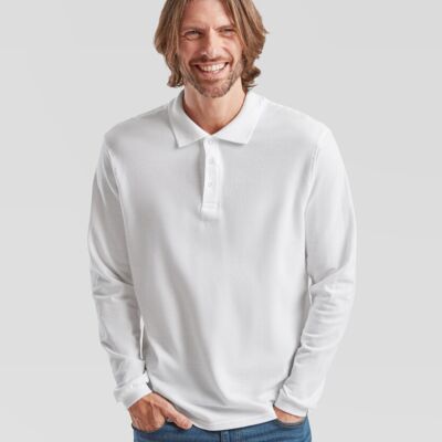 Fruit of the Loom Premium long sleeve polo SS258 Premium long sleeve polo Thumbnail