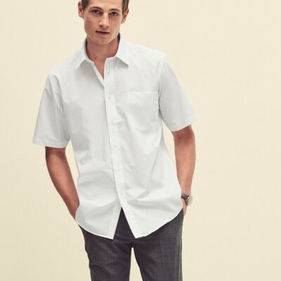 Fruit of the Loom Poplin short sleeve shirt SS116 Poplin short sleeve shirt Thumbnail