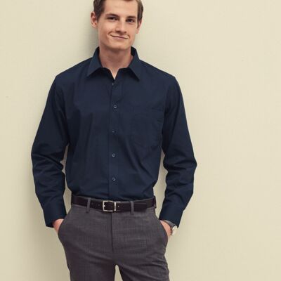 Fruit of the Loom Poplin long sleeve shirt SS118 Poplin long sleeve shirt Thumbnail