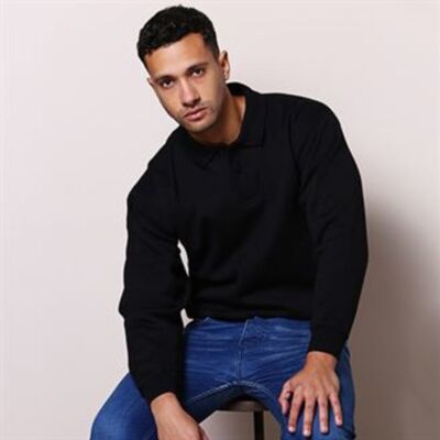 Coloursure™ polo plaquet sweatshirt Thumbnail