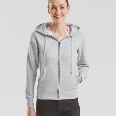 Women's premium 70/30 hooded sweatshirt jacket Thumbnail