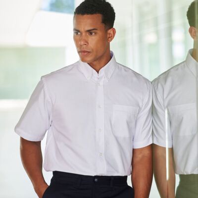 Henbury Short sleeve classic Oxford shirt HB515 Short sleeve classic Oxford shirt Thumbnail