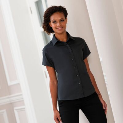 Russell Women's short sleeve classic twill shirt J917F Women's short sleeve classic twill shirt Thumbnail
