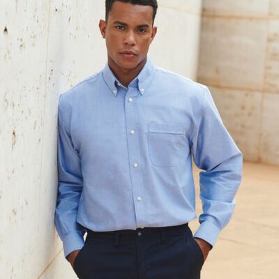 Henbury Long sleeve classic Oxford shirt HB510 Long sleeve classic Oxford shirt Thumbnail
