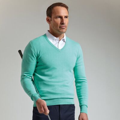 g.Eden cotton v-neck sweater (MKC6884VN-EDEN) Thumbnail