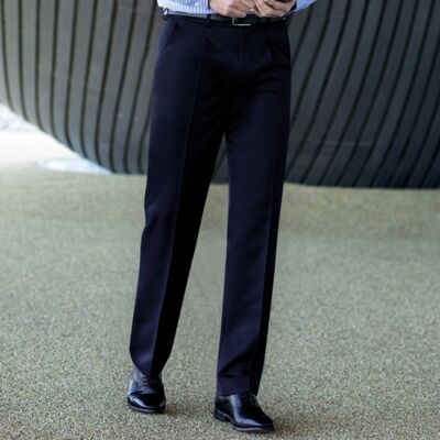 Brook Taverner Delta single pleat trousers BR064 Delta single pleat trousers Thumbnail