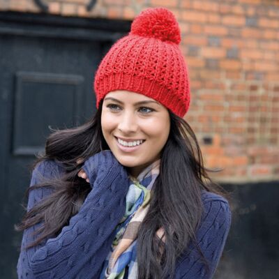 Knitted flute hat Thumbnail