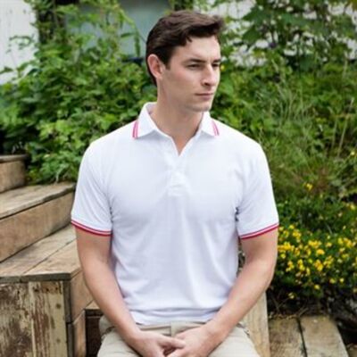 65/35 tipped piqué polo shirt Thumbnail