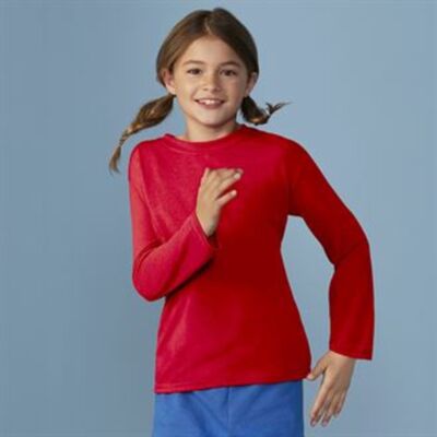 Gildan performance youth long sleeve t-shirt Thumbnail