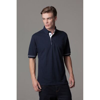 Button-down collar contrast polo (classic fit) Thumbnail