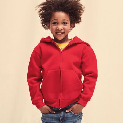 Kids premium hooded sweatshirt jacket Thumbnail