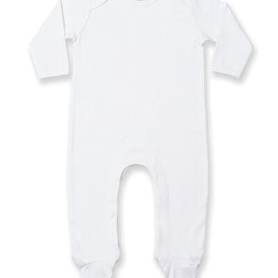 Contrast long sleeve sleepsuit Thumbnail