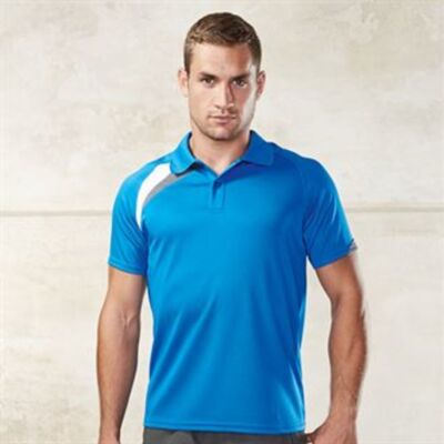 Adults' short-sleeved sports polo shirt Thumbnail