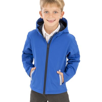 Result Core Core junior TX performance hooded softshell jacket R224J Core junior TX performance hooded softshell jacket Thumbnail