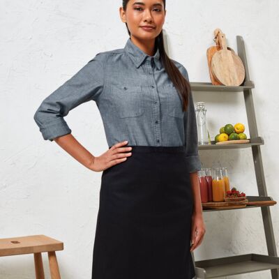 Premier Cotton waist apron, organic and Fairtrade certified PR114 Cotton waist apron, organic and Fairtrade certified Thumbnail
