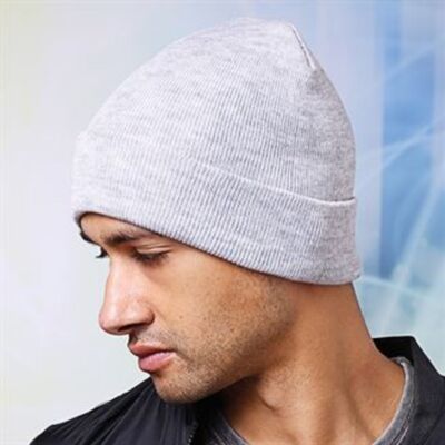 Knitted turn-up beanie Thumbnail