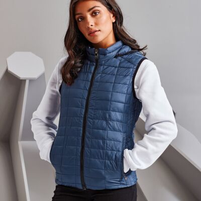 2786 Women's honeycomb hooded gilet TS24F Women's honeycomb hooded gilet Thumbnail