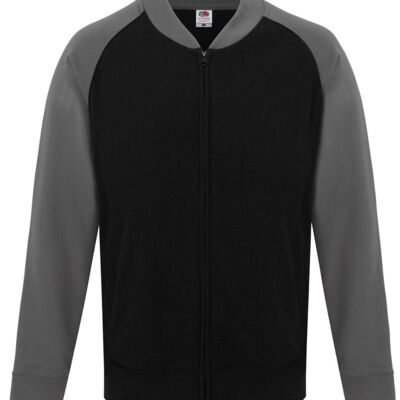 Fruit of the Loom Baseball sweatshirt jacket SS929 Baseball sweatshirt jacket Thumbnail