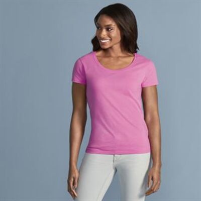 Softstyle™ women's deep scoop t-shirt Thumbnail