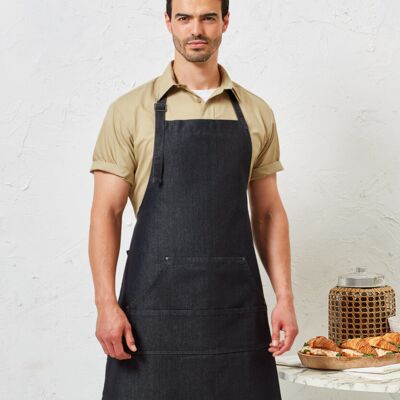 Premier Jeans stitch bib apron PR126 Jeans stitch bib apron Thumbnail
