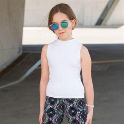 Kids high neck crop vest Thumbnail