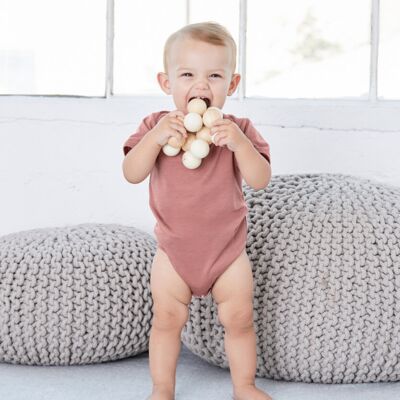 Baby triblend short sleeve one piece Thumbnail