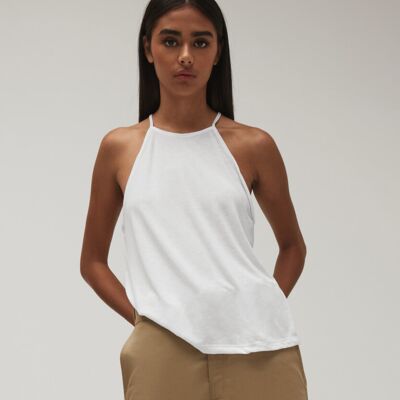 Women's flowy high neck tank Thumbnail