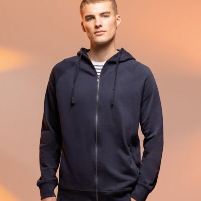 Unisex slim-fit zip-through hoodie Thumbnail