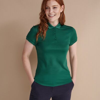 Henbury Women's stretch polo shirt with wicking finish (slim fit) HB461 Women's stretch polo shirt with wicking finish (slim fit) Thumbnail