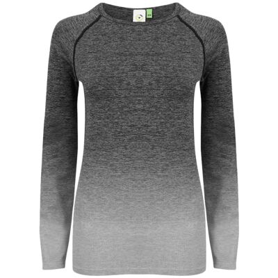 Tombo Women's seamless fade out long sleeve top TL304 Women's seamless fade out long sleeve top Thumbnail