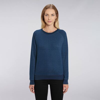Women's Stella Tripster denim crew neck sweatshirt (STSW147) Thumbnail