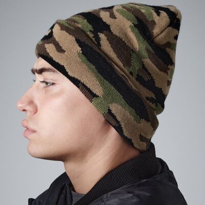 Camo cuffed beanie Thumbnail