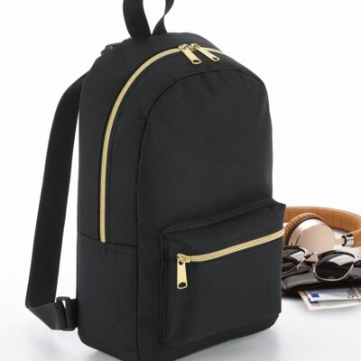 BagBase Metallic zip mini backpack BG233 Metallic zip mini backpack Thumbnail