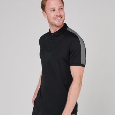 Finden & Hales Contrast panel polo LV381 Contrast panel polo Thumbnail