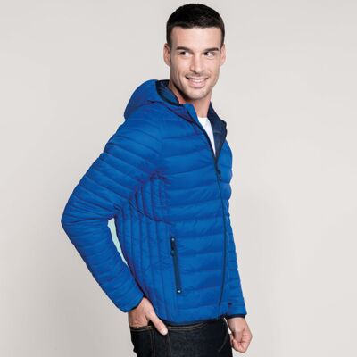 Lightweight hooded padded jacket Thumbnail