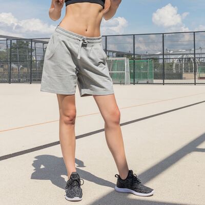 Build Your Brand Women's terry shorts BY066 Women's terry shorts Thumbnail
