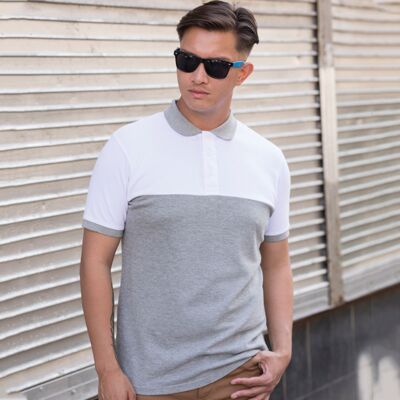 AWDis Just Polos Colour block polo JP110 Colour block polo Thumbnail