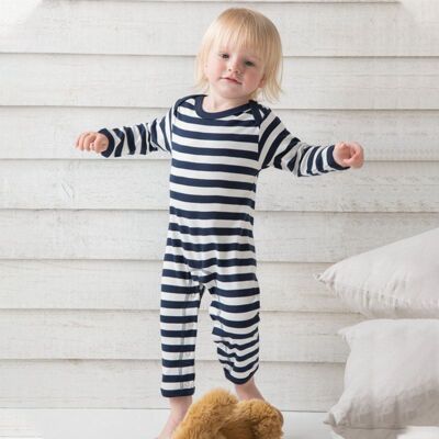 Babybugz Baby stripy rompersuit BZ13S Baby stripy rompersuit Thumbnail