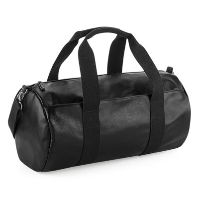 BagBase Faux leather barrel bag BG258 Faux leather barrel bag Thumbnail