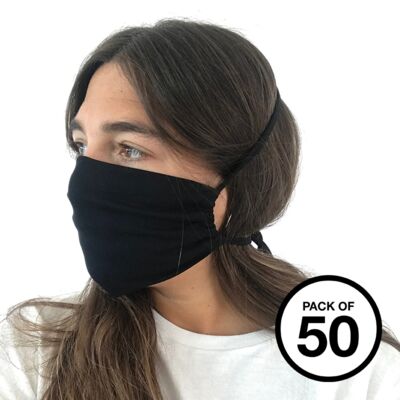 Mantis Organic Cotton Face Mask (Pack of 10) MX001 Organic Cotton Face Mask (Pack of 10) Thumbnail