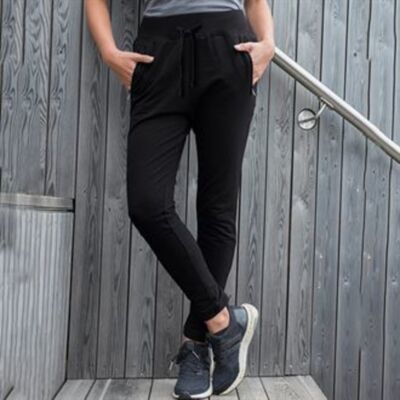 AWDis Just Hoods Women's tapered track pants JH077 Women's tapered track pants Thumbnail