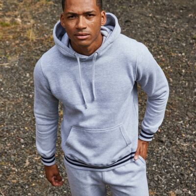 Hoodie with striped cuffs Thumbnail