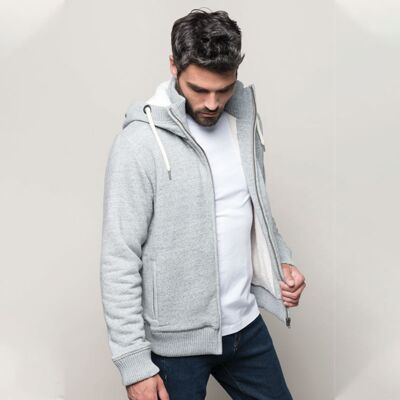 Vintage sherpa-lined fleece jacket Thumbnail